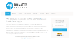Desktop Screenshot of blumatterproject.com